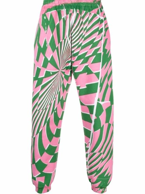 Curtis Women track pants Stella pattern geometric x Ed McCartney 0505